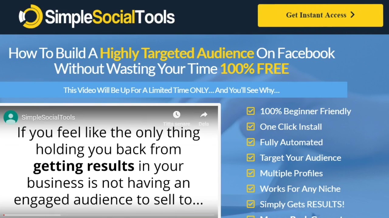 simple social tools review