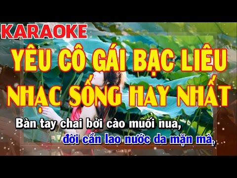 Karaoke YêU Cô Gái Bạc Liêu | Cha Cha Cha Cực Hay | Nhạc Sống Hay Nhất 2017 | Keyboard Kiều Sil