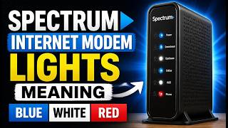 Spectrum Modem Lights Explained: What Every Color Means & How to Fix Internet Issues