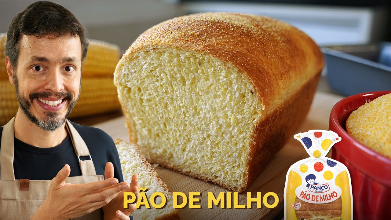 PÃO DE MILHO DE FORMA - Receita caseira de um sucesso do mercado