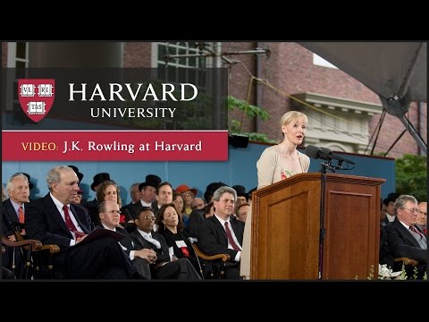 J.K. Rowling Harvard Commencement Speech | Harvard University Commencement 2008 thumbnail