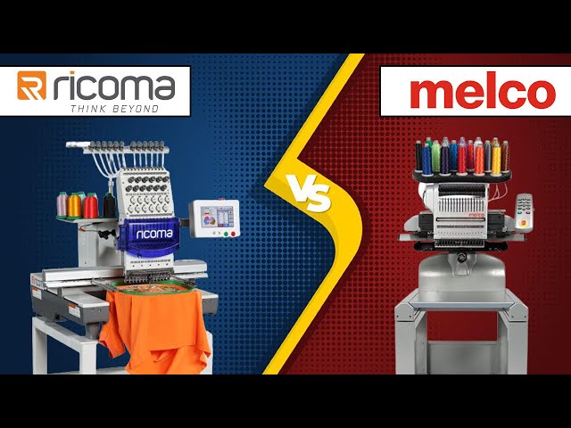 Ricoma Vs Melco Embroidery Machines Comparision