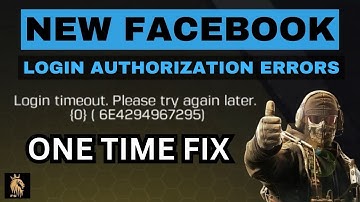 How to Fix CODM Facebook Login Error (2023) 6E4294967295 | Code Problem {아 (6E4294967295) COD Mobile