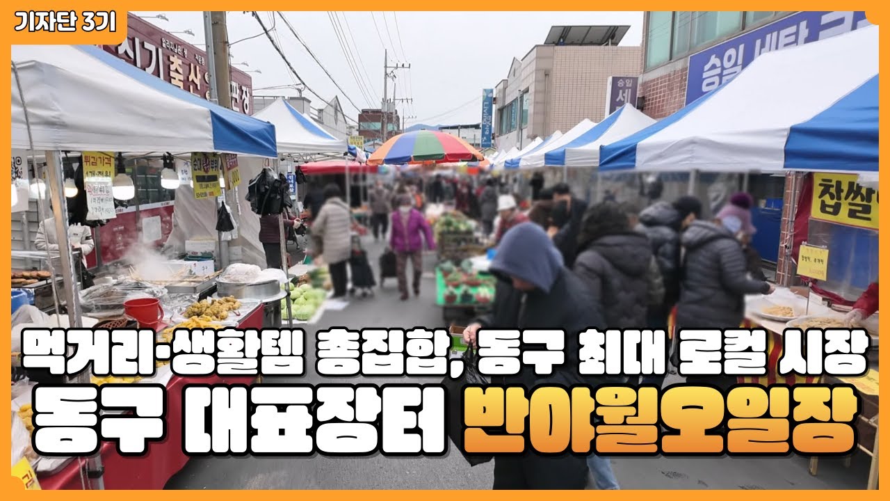 🍲사람 냄새 가득한 장날, 반야월오일장🧺- 유튜브기자단 3기 이종진