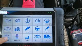 How to reset electronic throttle body by Autel Scanner MaxiCOM MK808 screenshot 1