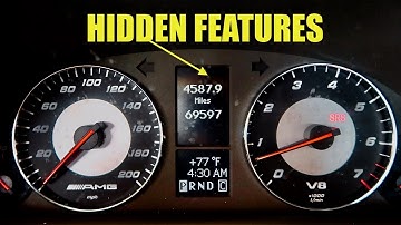 Hidden Features on w203 C class, C55,C32,C320,C230,C180