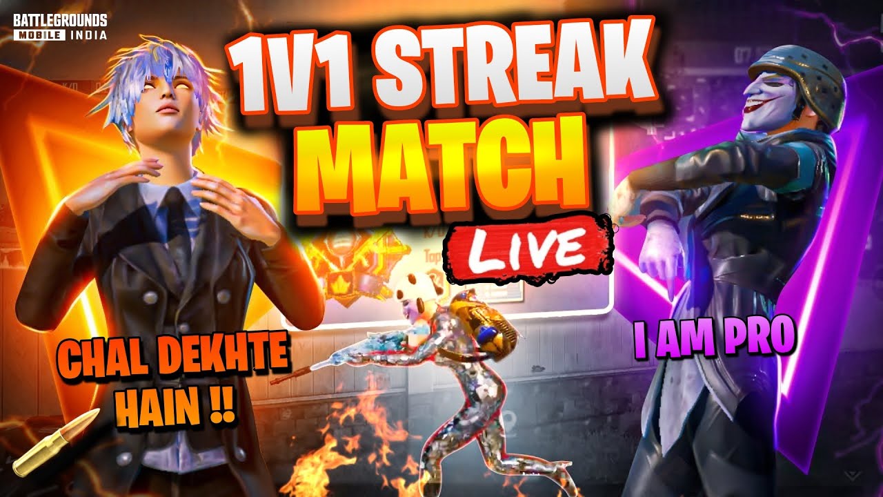 1v1 Tdm Streak Room's Aajao 🔥 Vamp Puja Live 