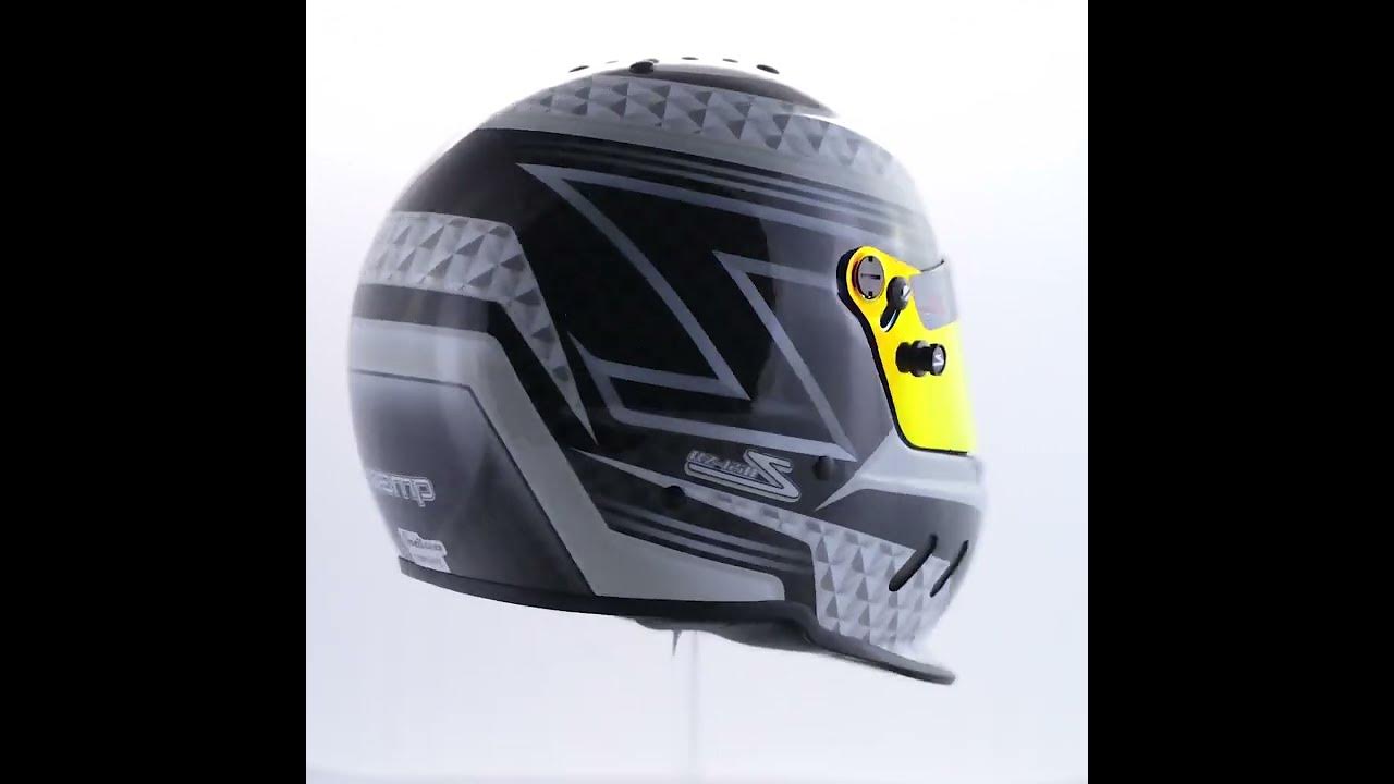 Zamp RZ-65D Graphic Carbon Snell SA2020 Dirt Helmet - Fast Racer