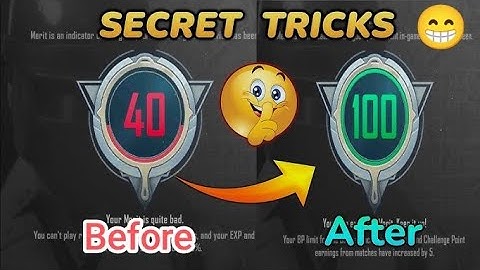 How To Increase 4x merit in BGMI / pubg mobile | Fast tricks 40 merit to 100 merit fast |