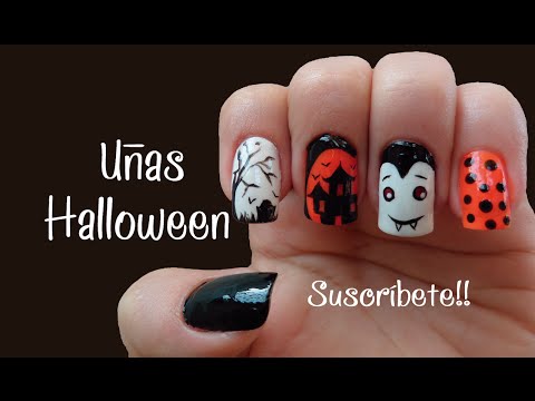 CÓMO DECORAR MIS UÑAS (HALLOWEEN) - Naila Londoño