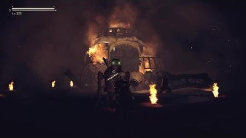 NieR:Automata Abandoned Factory Machine Sphere Boss Fight