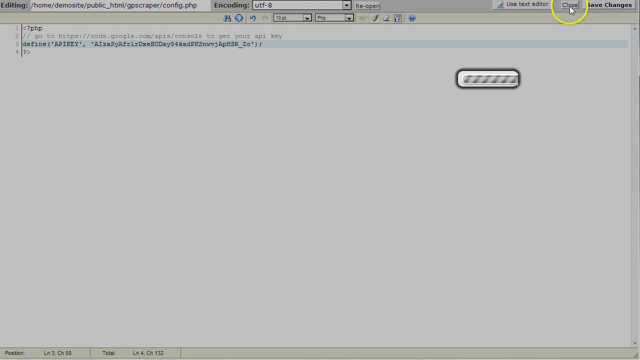 Google Places API - Installation