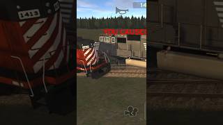one track and two train major accident 😭 #train #gaming