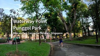 Waterway Point to Punggol Park via PCN - Bike Ride, Singapore