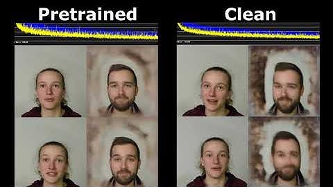 Deepfacelab - Difference pretrained model on head training
