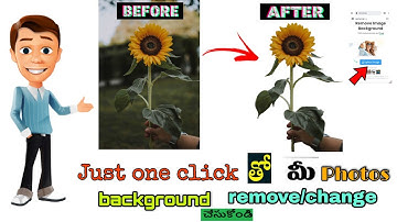 How to remove/change photo background in google chrome in telugu