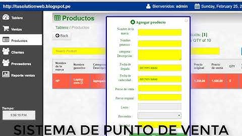 sistema punto de venta php y mysql (codigo fuente gratis )