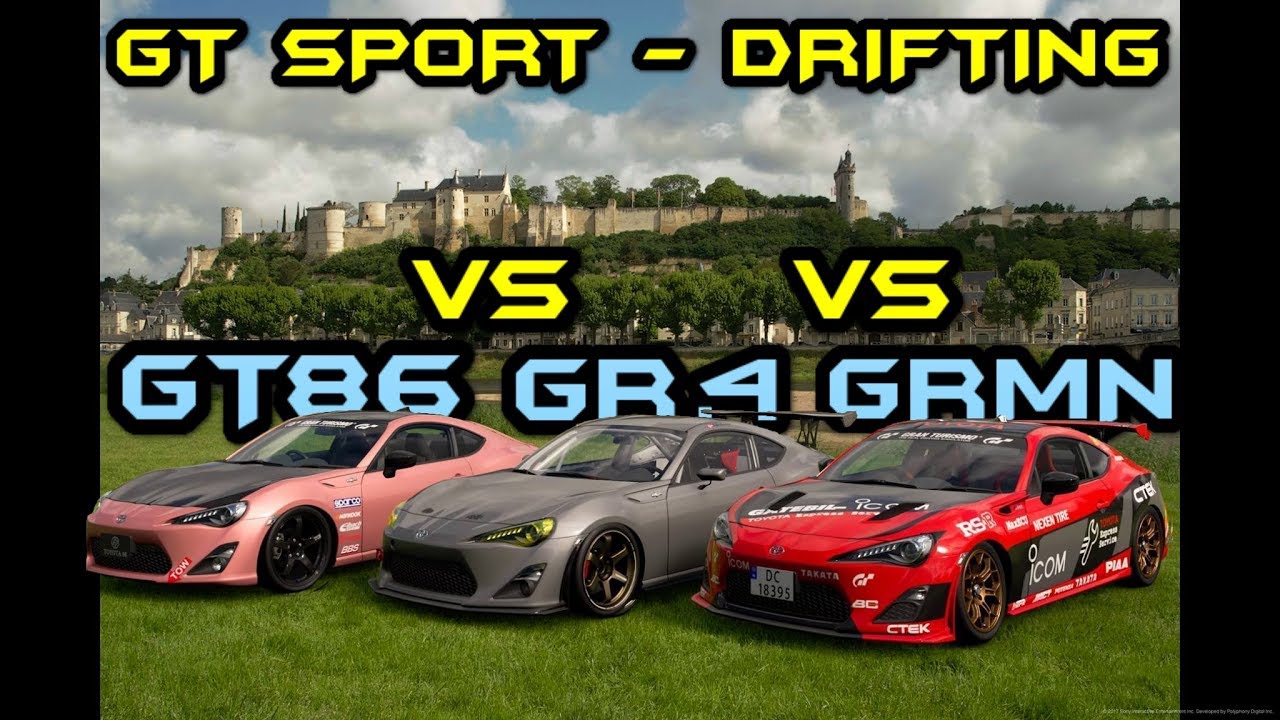 GT Sport Drift: Toyota GT86 vs Toyota 86 GRMN vs Toyota 86 GR.4 - YouTube