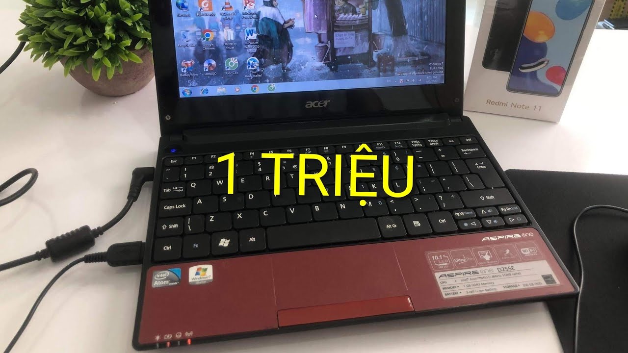 Thử mua Laptop mini giá siêu rẻ 1 triệu trên Shopee và CÁI KẾT…