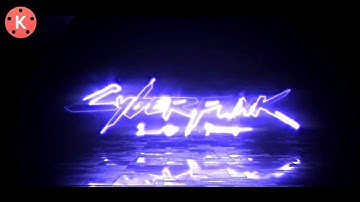 KineMaster Intro Tutorial:Electric Neon Text Animation In KineMaster