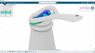 Kronkorken öffnen mit simuliaworks in der 3dexperience plattform (solidworks)