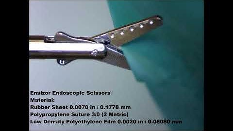 Slater Endoscopy Ensizor® Endoscopic Scissors Cutting
