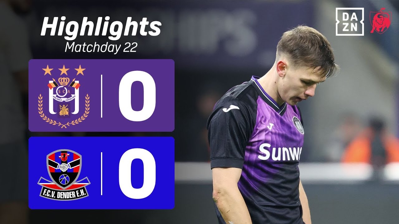 Les Mauves restent sans victoire pour un 4️⃣e match consécutif. 🫠❌ | RSC Anderlecht - FC Dender