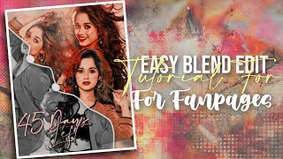 Fanpage Blend Editing tutorial | Ft Jannat Zubair Rahmani screenshot 5