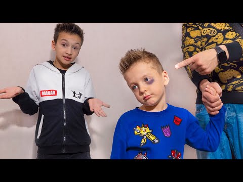 Экстремальный СИНЯК Давида ! Отучил Брата Повторять!
