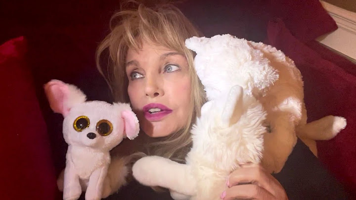 Arielle Dombasle - Christmas time and bears...