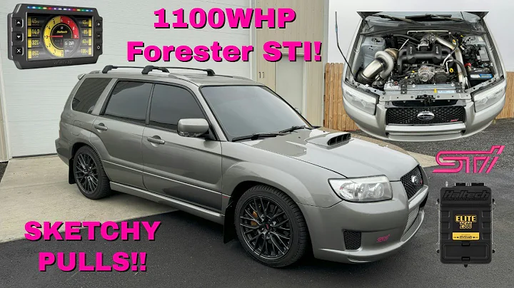 INSANE 1100WHP FORESTER STI STREET HITS!