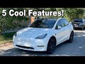 Here's 5 Cool 2021 Tesla Model Y Features!