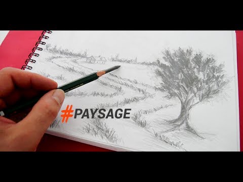 Comment Dessiner Un Paysage Au Crayon Simplement