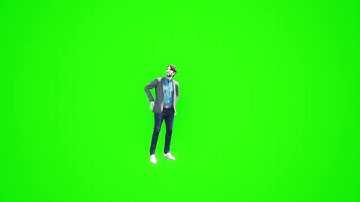 man thinking green screen  realistic 3D🔔 people rendering green screen free download