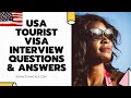 B1/B2 US Visit Visa Interview Questions and Answers Most Frequently Asked 2021 // African YouTuber