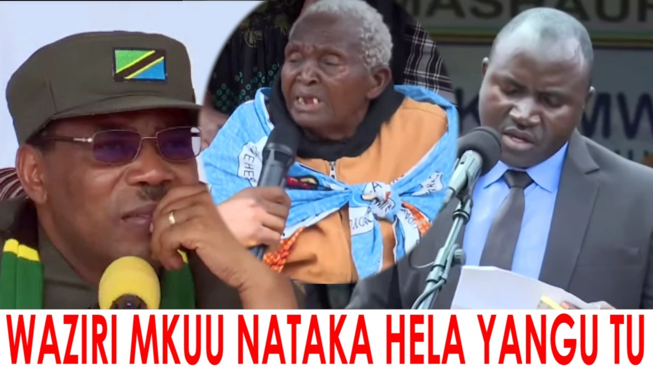 WAZIRI MKUU ATAKA BIBI TAJA PESA UNAYOTAKA KULIPWA  AFISA ARDHI AJICHANGANYA MBELE YA WANANCHI