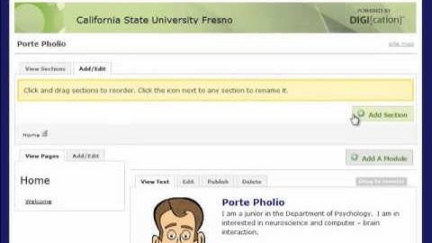Digication adding a Section.mp4
