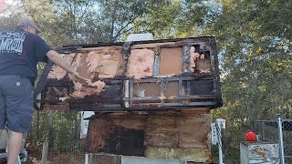 Remove & Repair Wood Rot On Truck Camper #1