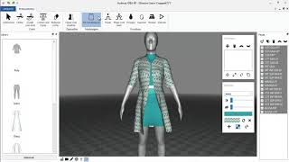 Audaces360 - Kimono Com Saia E Blusa