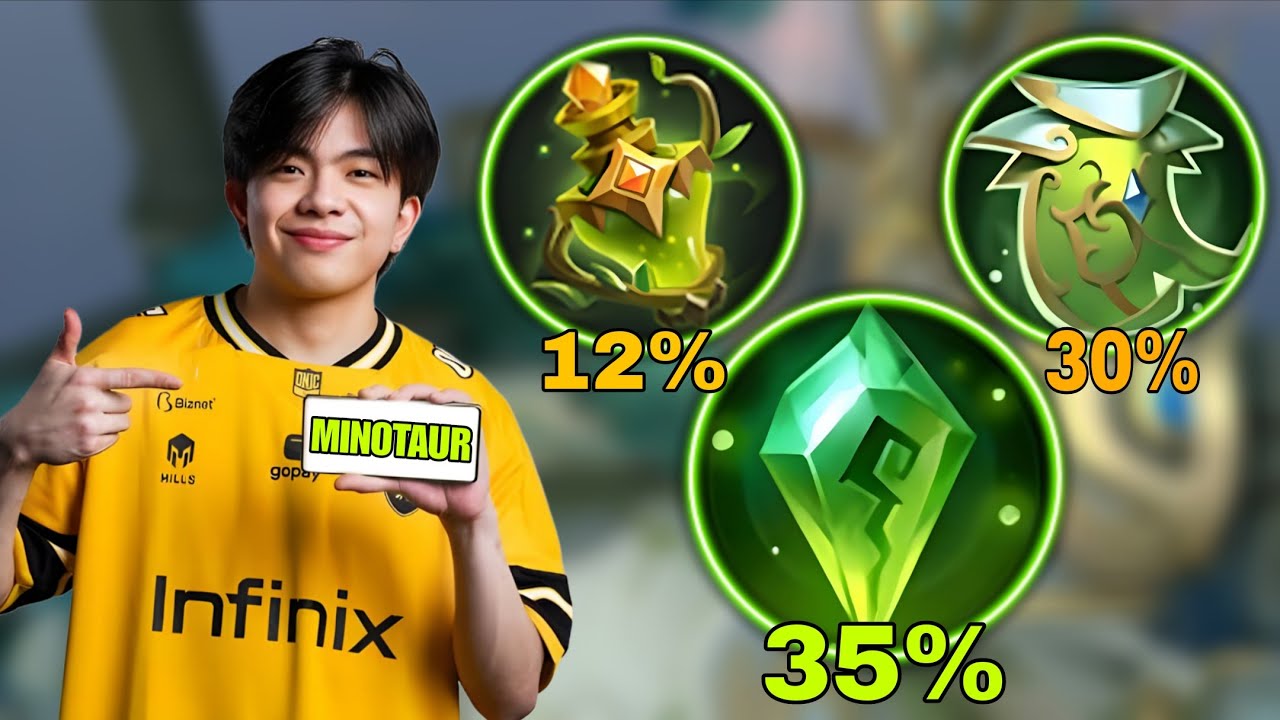 35% INCREASE HEAL MINOTAUR?! – Unkillable Healing Beast! ⚡| MLBB GAME PLAY 🔥