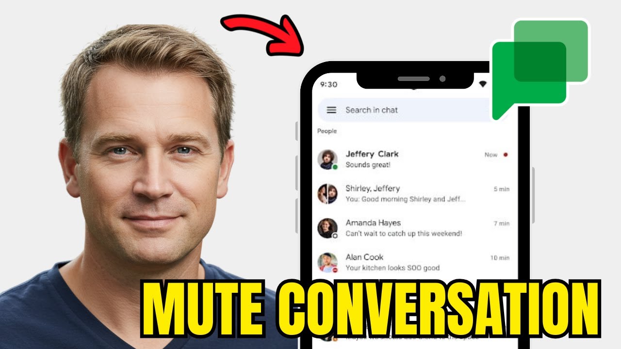 How to Mute a Conversation in Google Chat on Mobile App [Beginners ...