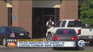 Police still searching for second suspect in attempted bank robbery