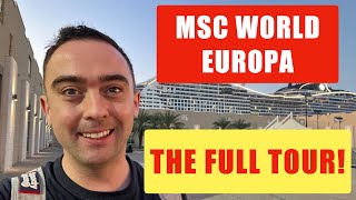 MSC World Europa - FULL 4K HD CRUISE SHIP TOUR!