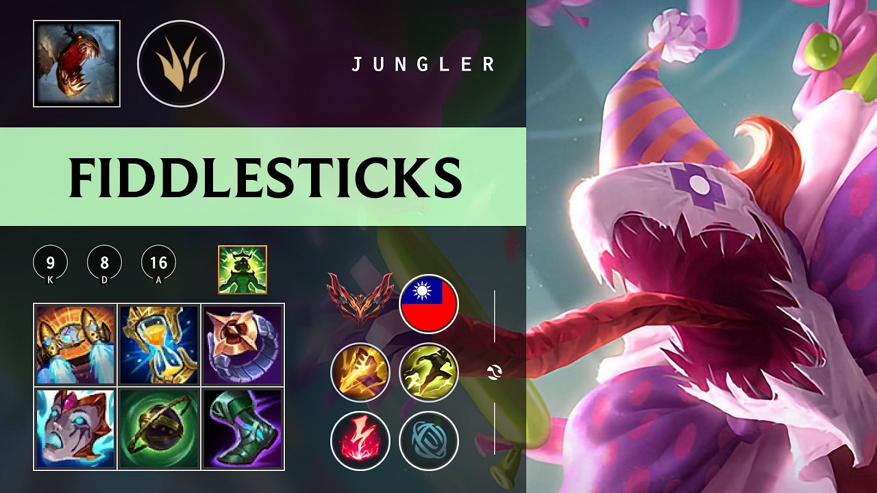 Fiddlesticks Jungle vs Lee Sin - TW Grandmaster Patch 26.03