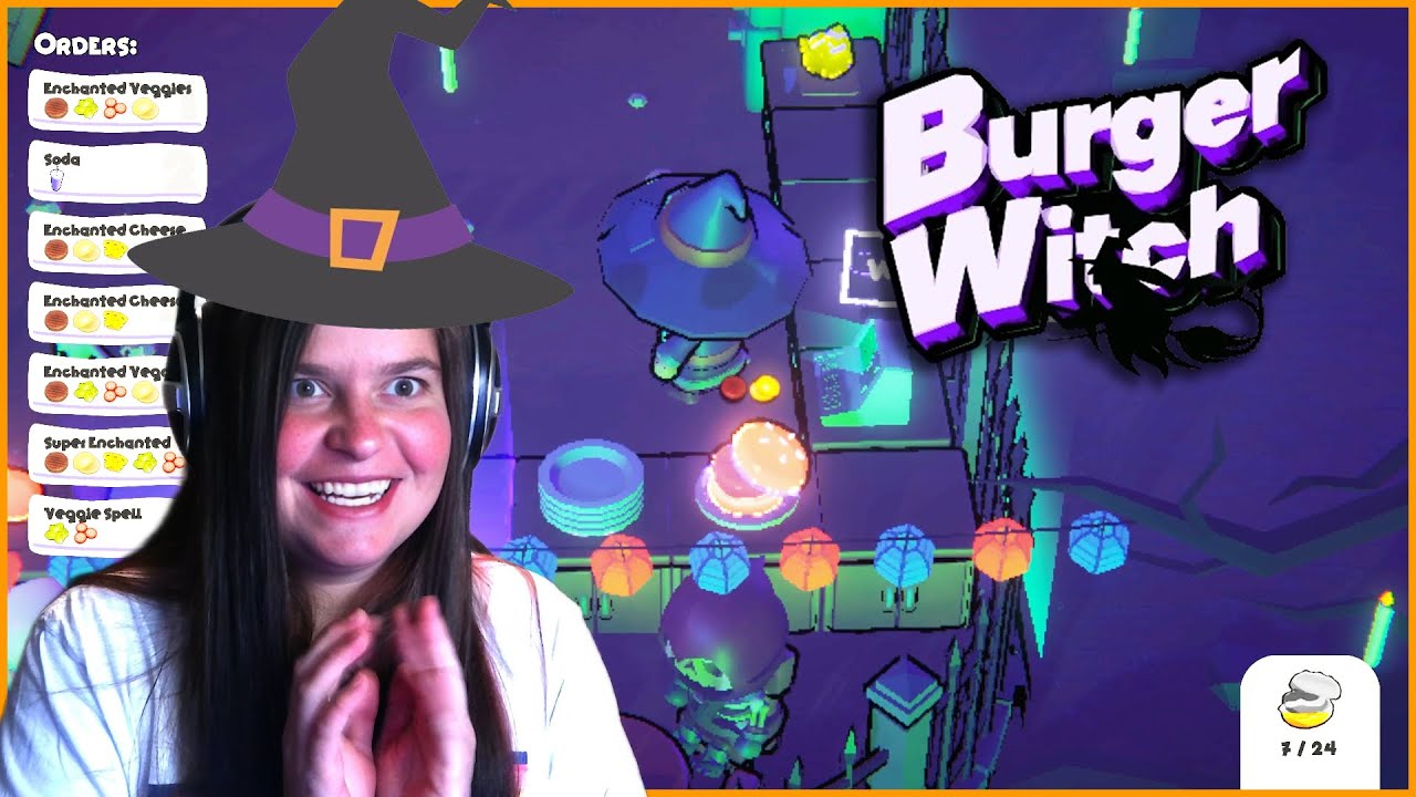 Such a Cute Witch Cooking Game | Burger Witch - Itch.io Indie Game