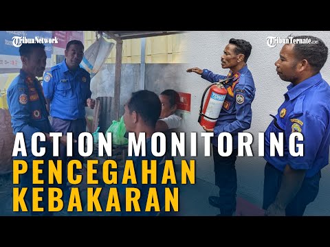 Satpol PP dan Damkar Halmahera Timur Action Monitoring Pencegahan Kebakaran