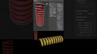 Quick Spring Modeling in 3Ds Max Tutorial  #modelingtips #3dsmax #shorts