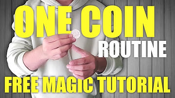 WHITEVERSE STYLE ONE COIN ROUTINE LEARN IT FOR FREE | VISUAL COIN MAGIC TUTORIAL |WHITEVERSE CHANNEL