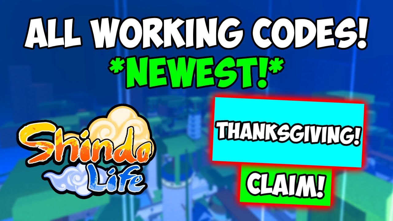 BIG CODE] *NEWEST* All Working Codes In Shindo Life For FREE Spins And Rell  Coins in Shindo Life! 