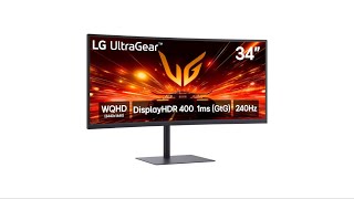 Review LG 34G630A-B UltraGear 34 Inch Curved 240Hz WQHD Gaming Monitor